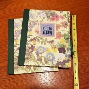Floral Photo Album Set - Like New